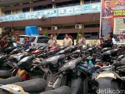 87 Motor Curian Diamankan di Polres Medan, Warga Diminta Melapor