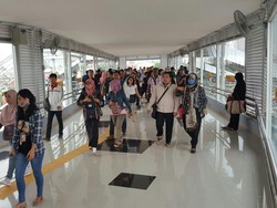 JPO Stasiun Tanah Abang Mulai Diuji Coba Hari Ini