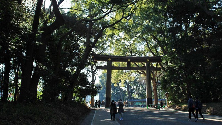 Kuil Meiji Jingu di Shibuya, Jepang (Randy/detikTravel)