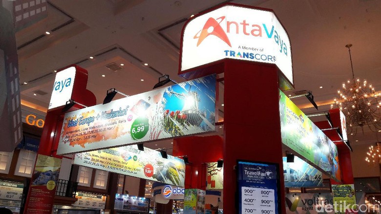 Booth AntaVaya di GATF 2017 (Kurnia/detikTravel)