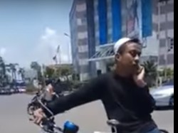 Viral Video Pemotor di Sukoharjo Memaki dan Ajak Berkelahi Polisi