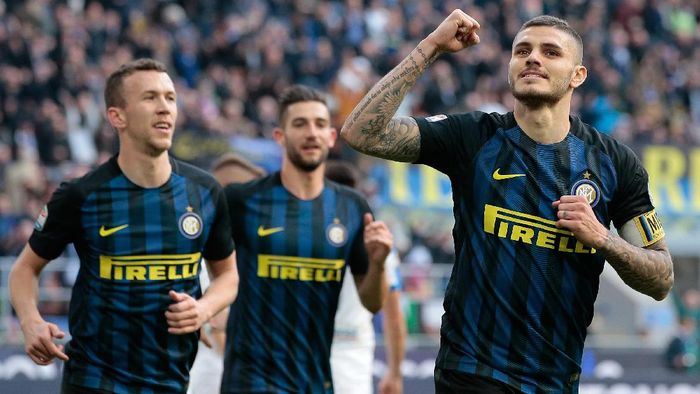 Icardi Dan Banega Hat Trick Inter Hajar Atalanta 7 1