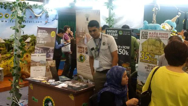  Booth Taman Safari Group di GATF 2017 (Masaul/detikTravel)