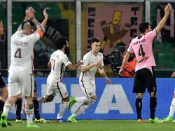 Bekuk Palermo 3-0, Roma Geser Napoli dari Peringkat Dua
