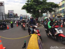 Contraflow di Margonda Depok Mulai Diuji Coba