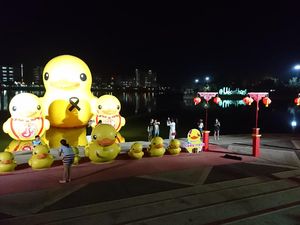 Kisah Bebek-bebek Lucu di Taman Terpopuler Udon Thani, Thailand