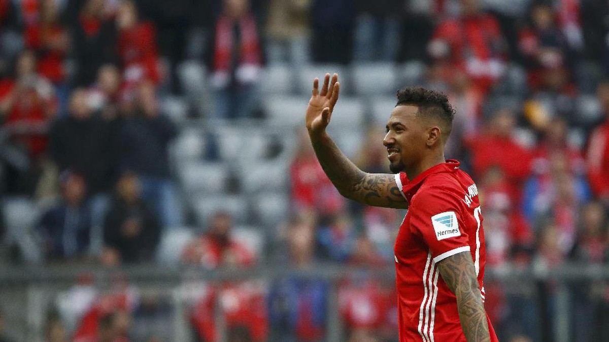 Jerome Boateng menolak bergabung Manchester United. (Foto: REUTERS/Wolfgang Rattay)
