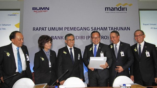 RUPST Bank Mandiri Bagi-bagi Dividen Rp 6,2 Triliun