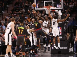Spurs Jinakkan Hawks, Samai Catatan Warriors