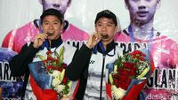 Kevin/Marcus Tiba di Tanah Air