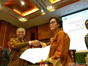 Sri Mulyani dan KPK Sosialisasi e-LHKPN ke 140 Pejabat Kemenkeu