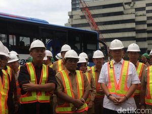Sumarsono Ajak Pimpinan DPRD Tinjau Proyek MRT di Setiabudi