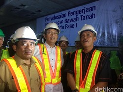 Sumarsono: Proyek MRT Tak Ada Masalah, Tinggal Proses Finishing