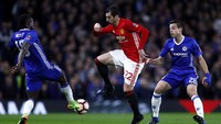 Dalam pertandingan ini Chelsea mampu tampil dominan. Penguasaan bola mereka dicatat oleh BBC menyentuh angka 73 persen. Pool/Eddie Keogh/Reuters/detikFoto.