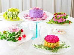 Tak Usah Takut Menyantapnya, Kue Cantik Ini Terbuat dari 100% Sayuran