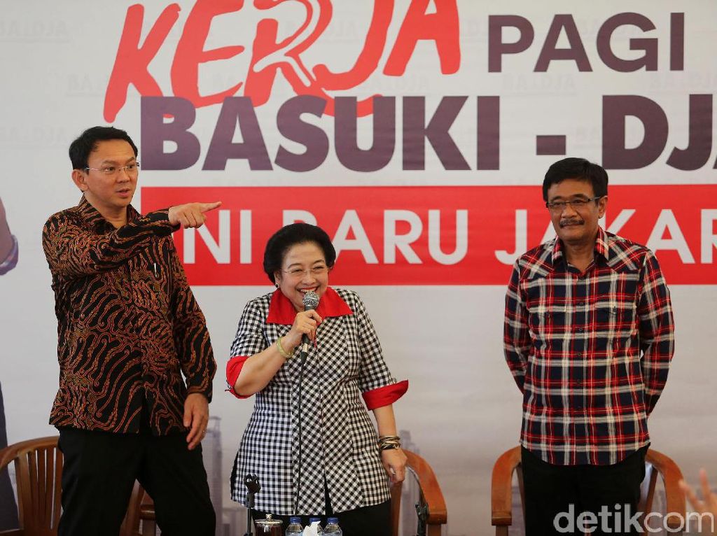 Ahok Bicara Makna Sapaan Sahabat oleh Megawati di HUT Ke-49 PDIP