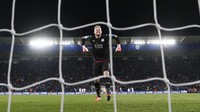 Kasper Schmeicel masih tangguh di bawah mistar Leicester City. Dia sudah mencatatkan 83 penyelamatan. (Foto: Carl Recine/Reuters)