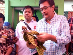 Saat Djarot Borong Sayur-Mayur dan Bikin Heboh Pasar Kedip