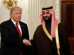 Donald Trump Bertemu Pangeran Arab Saudi di Gedung Putih