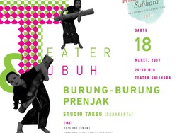 Studio Taksu Pentaskan Burung-burung Prenjak