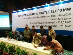PLN Teken 16 Kontrak Proyek Listrik Rp 21 Triliun