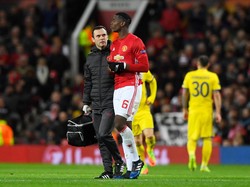 Cedera Pogba dan Blind Warnai Kelolosan Setan Merah