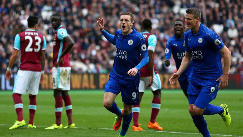 Leicester Lanjutkan Tren Kemenangan, Tumpas West Ham 3-2 Leicester Lanjutkan Tren Kemenangan, Tumpas West Ham 3-2
