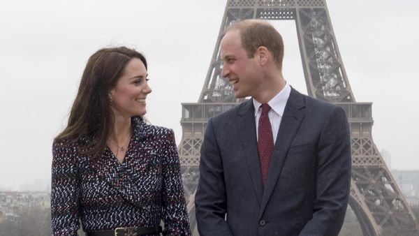 Mesranya Pangeran William dan Kate Middleton di Paris