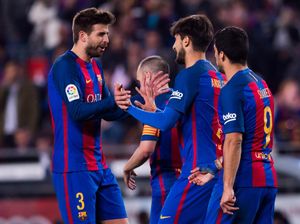 Soal Kans Barca Juara, Pique: Masih Ada Banyak Laga di Liga Spanyol