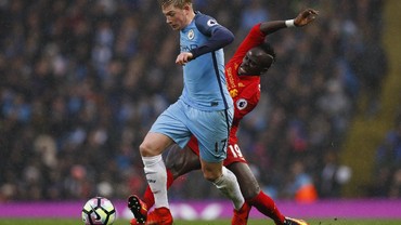 City vs Liverpool, Duel Sayap yang Berakhir Imbang