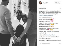 Lahirkan Anak Kedua, Gal Gadot Beri Nama Maya