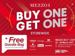 Nikmati Promo Buy 1 Get 1 dari Mezzo Storewide by Metrox