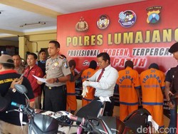 Lima Begal Motor Spesialis Ibu dan Remaja Dibekuk