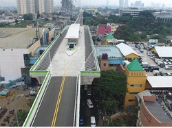 Sudah Rampung, Ini Penampakan Terkini Busway Layang Ciledug-Tendean