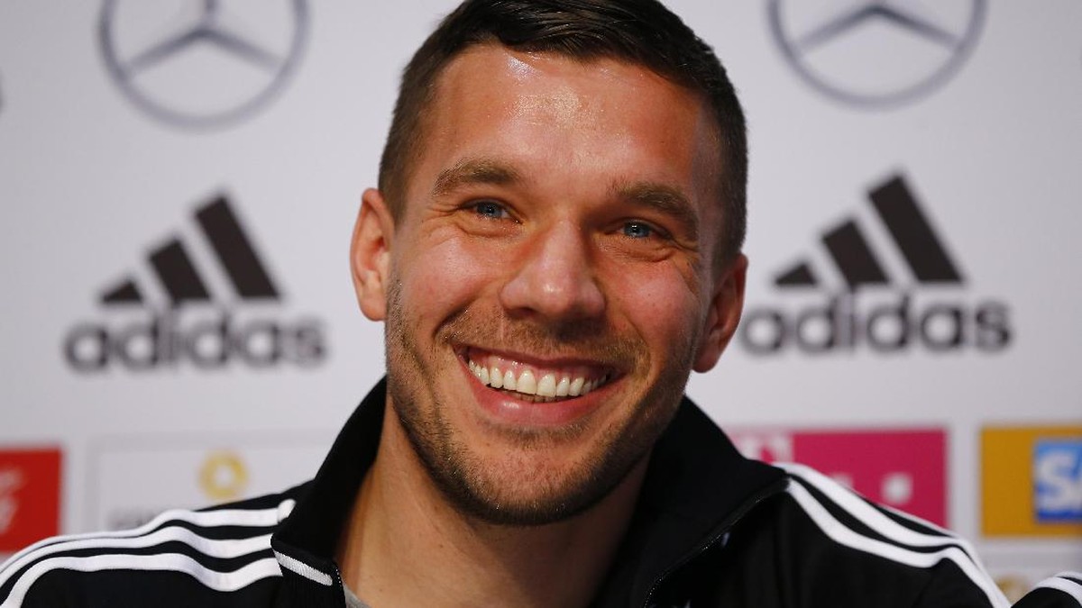 Lukas Podolski. Foto: Reuters / Wolfgang Rattay