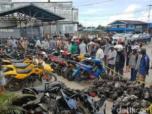 Jaringan Curanmor di Timika Diungkap, 39 Motor Curian Diamankan