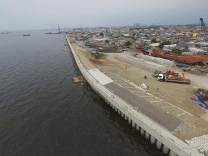 Permukaan Tanah Turun 12 Cm/Tahun, Tanggul Pantai Jakarta Jadi Prioritas