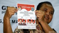 Begini Surat Suara Pilkada DKI Putaran Kedua
