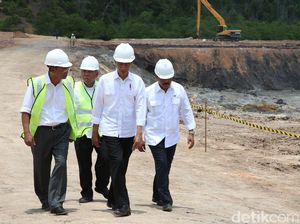 Asyik Nih, Jokowi Collabs Pekerja Waduk Sei Gong