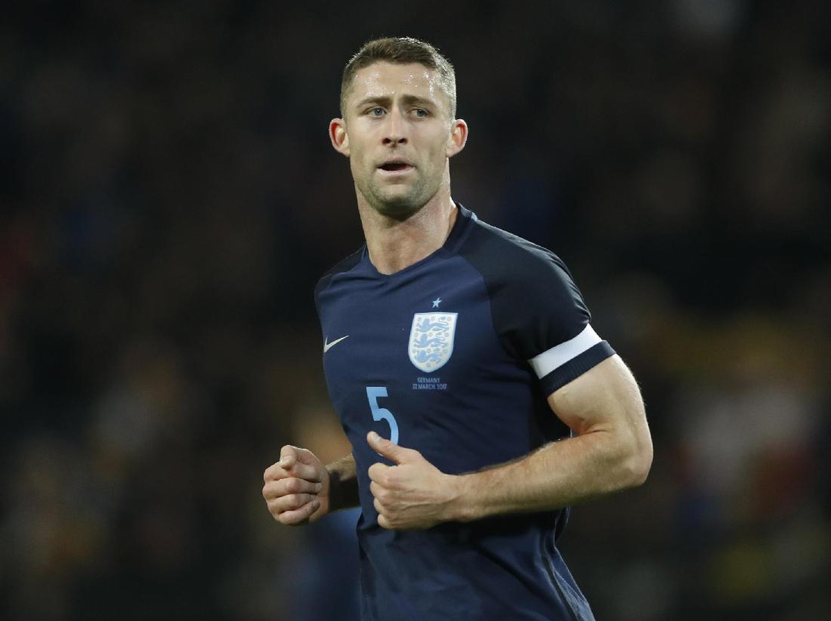 Pemain timnas Inggris, Gary Cahill. (Foto: Action Images via Reuters / Carl Recine)