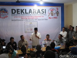 Didukung Komunitas Pemenangan Agus-Sylvi, Anies Titipkan 3 Pesan