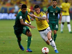 Gol Tunggal James Menangkan Kolombia atas Bolivia