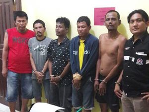 Empat Orang Pencuri Mobil di Kampar Riau Dibekuk