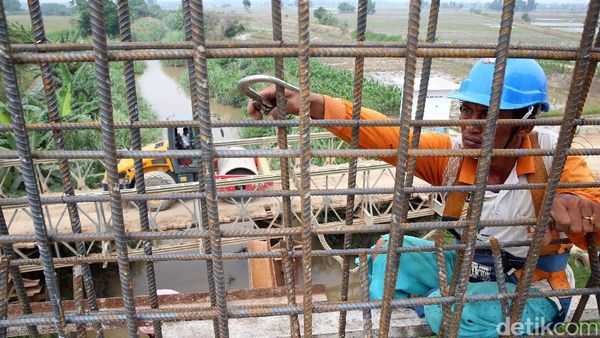 Pembangunan Jembatan Batu Gingging Pulomiri