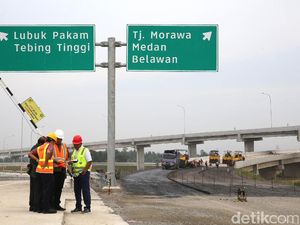 42 Km Tol Medan-Tebing Tinggi Siap Dipakai Mudik