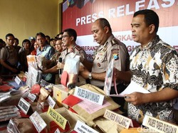 Polda Jatim Pamer Hasil OTT Selama 5 Bulan, 125 Orang Diamankan