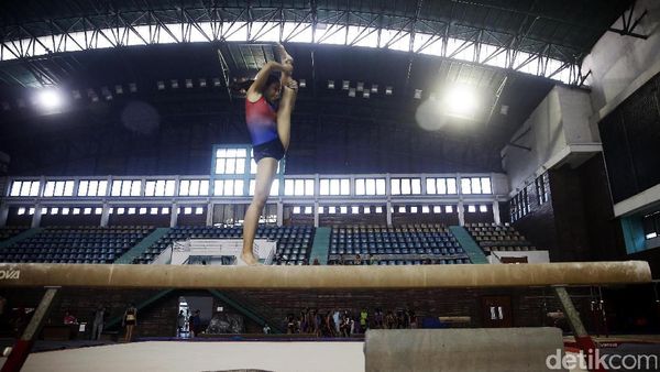 Ngintip Latihan Pelatnas Senam Rifda Irfanaluthfi