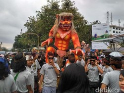 1.113 Ogoh-ogoh Siap Diarak Saat Malam Nyepi di Denpasar