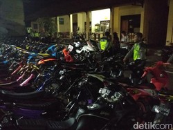 Seorang Anggota Satlantas Ditabrak Pembalap Liar Saat Dirazia