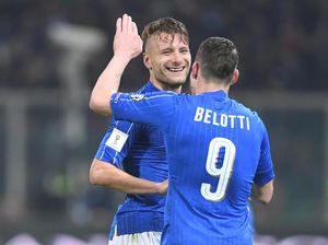 Diwarnai Kekacauan, Italia Kalahkan Albania 2-0